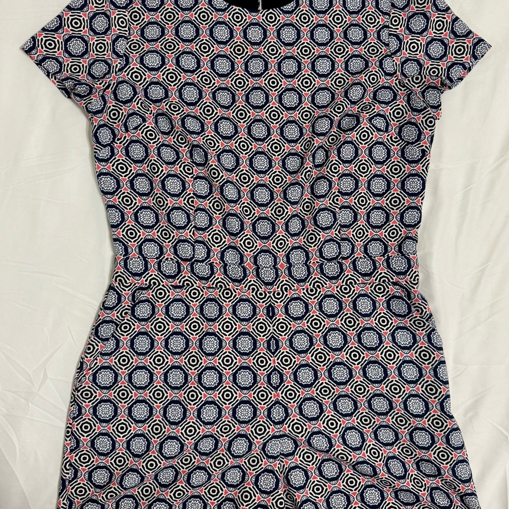 Banana Republic Navy and Pink Jumpsuit